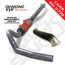 Load image into Gallery viewer, Diamond Eye KIT 4in CB MRP SGL w/ TDP SS 04-05 Chevy/GMC 6.6L Duramax 2500/3500 Catback Diamond Eye Performance
