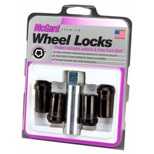Load image into Gallery viewer, McGard Wheel Lock Nut Set - 4pk. (Tuner / Cone Seat) M14X1.5 / 1in. Hex / 1.935in. Length - Black Lug Nuts McGard
