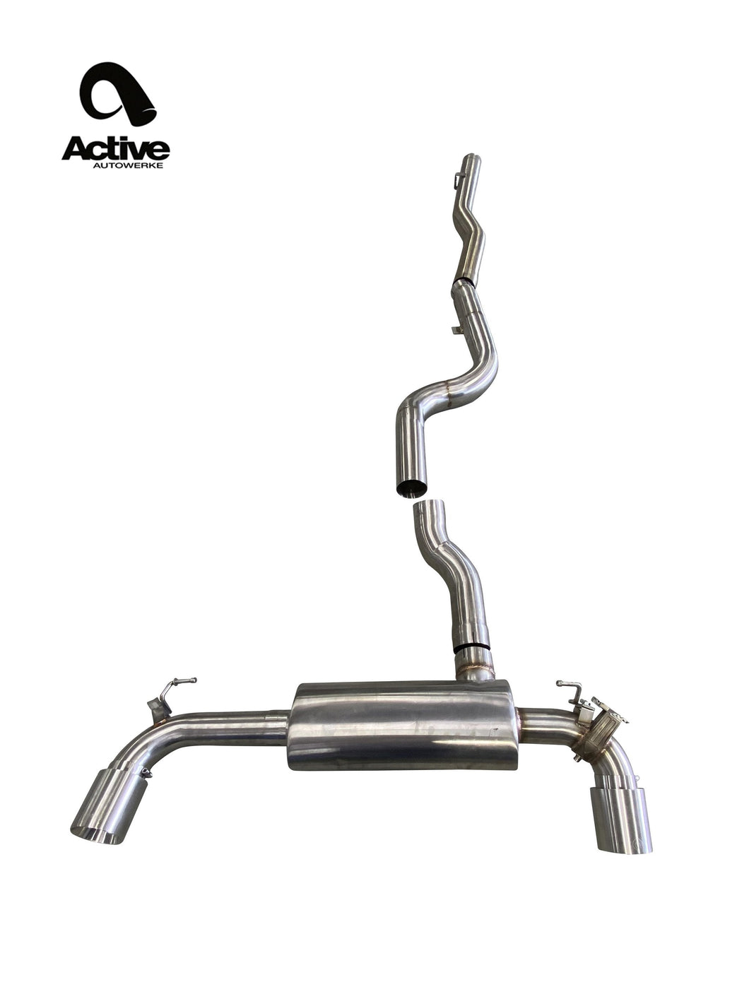 SUPRA PERFORMANCE REAR EXHAUST BY ACTIVE AUTOWERKE Exhaust ACTIVE AUTOWERKE Brushed Stainless  