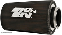 Load image into Gallery viewer, K&amp;N Round Tapered Drycharger Air Filter Wrap 8in B ID x 6.625in T ID x 10.5in H Pre-Filters K&amp;N Engineering   
