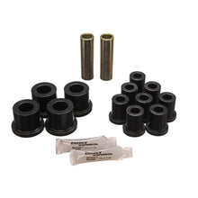 Load image into Gallery viewer, Energy Suspension 70-72 Dodge Charger (w/ 1-1/2in Main Eye) Black Rear Leaf Spring Bushing Set Bushing Kits Energy Suspension
