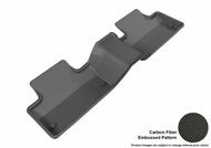 3D MAXpider 2014-2019 Land Rover Range Rover Evoque Kagu 2nd Row Floormats - Black Floor Mats - Rubber 3D MAXpider   