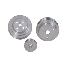 Load image into Gallery viewer, BBK 85-97 GM Truck 305 350 Underdrive Pulley Kit - Lightweight CNC Billet Aluminum (3pc) Pulleys - Crank, Underdrive BBK
