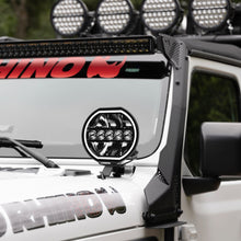 Load image into Gallery viewer, Go Rhino Xplor Blackout Series Maxline LED Hi/Low Beam w/Multi DRL (Surface Mount) 7in. - Blk Light Bars &amp; Cubes Go Rhino   
