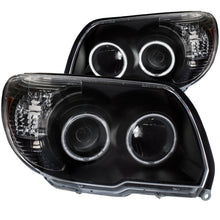 Load image into Gallery viewer, ANZO 2006-2009 Toyota 4Runner Projector Headlights w/ Halo Black Headlights ANZO
