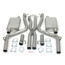 Load image into Gallery viewer, JBA 08-14 Dodge Challenger 5.7L 409SS Dual Rear Exit Cat-Back Exhaust Catback JBA
