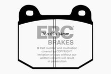 Load image into Gallery viewer, EBC 99-03 Mitsubishi Lancer Evolution 2.0 Turbo Redstuff Rear Brake Pads Brake Pads - Performance EBC   
