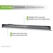 Load image into Gallery viewer, DV8 Offroad 52in Elite Series Light Bar 500W LED - Black Light Bars &amp; Cubes DV8 Offroad
