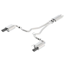 Load image into Gallery viewer, Borla Touring Cat-Back 15 Ford Mustang GT 5.0L V8 MT/AT 2.5in pipe Black 4in tip Catback Borla

