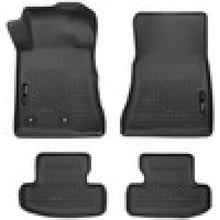 Load image into Gallery viewer, Husky Liners 15-22 Ford Mustang WeatherBeater Black Front &amp; Second Seat Floor Liner Floor Mats - Rubber Husky Liners

