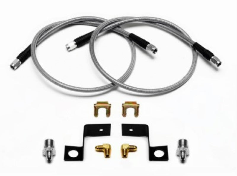 Wilwood Flexline Kit 30 inch -3 M10-1.0 IF 1/8 NPT 90 Degree Brake Line Kits Wilwood