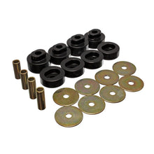 Load image into Gallery viewer, Energy Suspension 73-79 Chrysler RWD B-Body (Charger/GTX/Roadrunner/Superbee) Black Body Mount Set Bushing Kits Energy Suspension

