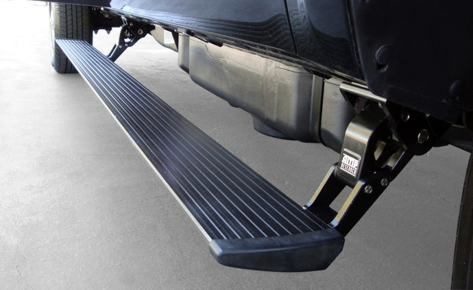 AMP Research 2015-2016 Chevy Silverado 2500/3500 Double/Crew Cab PowerStep Plug N Play - Black Running Boards AMP Research   