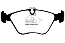 Load image into Gallery viewer, EBC 01-03 BMW 525i 2.5 (E39) Ultimax2 Front Brake Pads Brake Pads - OE EBC   
