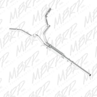 MBRP 14 Chevy/GMC 1500 Silverado/Sierra 4.3L V6/5.3L V8 Dual Split Side Alum 3in Cat Back Exhaust Catback MBRP