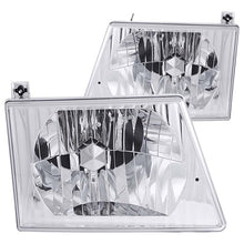 Load image into Gallery viewer, ANZO 1992-2006 Ford Econoline Crystal Headlights Chrome Headlights ANZO
