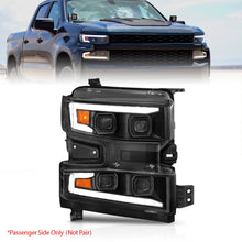 Load image into Gallery viewer, ANZO 19-22 Chevrolet Silverado 1500 LED Proj HL w/Lgt Bar SwBk Seq. Blk w/In. Light - Passenger Side Headlights ANZO
