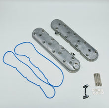 Load image into Gallery viewer, Granatelli 96-22 GM LS Standard Valve Cover w/Angled Coil Mount - Cast Finish (Pair) Valve Covers Granatelli Motor Sports
