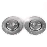 Power Stop 01-09 Volvo S60 Front Evolution Drilled & Slotted Rotors - Pair Brake Rotors - Slot & Drilled PowerStop