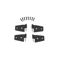Rampage 2007-2018 Jeep Wrangler(JK) Door Hinges - Black Doors Rampage