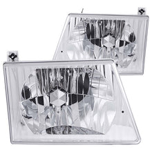 Load image into Gallery viewer, ANZO 1992-2006 Ford Econoline Crystal Headlights Chrome Headlights ANZO
