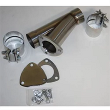 Load image into Gallery viewer, Granatelli 2.25in Stainless Steel Manual Exhaust Cutout Kit w/Slip Fit/Band Clamp Exhaust Cutouts Granatelli Motor Sports
