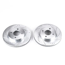 Load image into Gallery viewer, Power Stop 05-10 Chevrolet Cobalt Front Evolution Drilled &amp; Slotted Rotors - Pair Brake Rotors - Slot &amp; Drilled PowerStop

