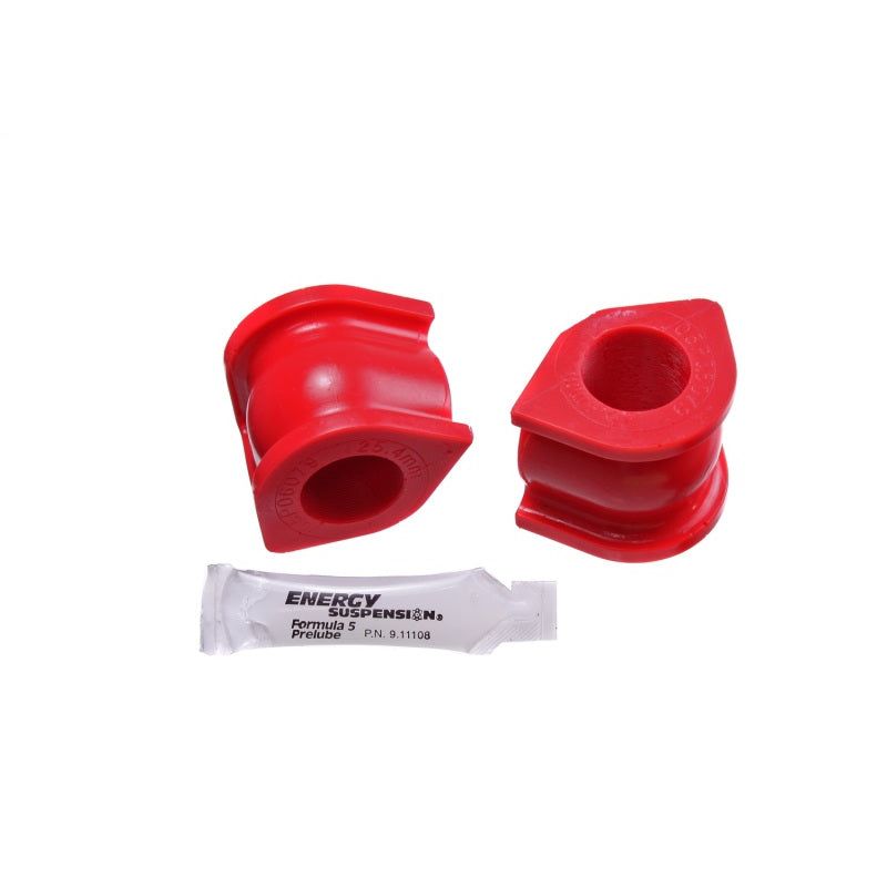 Energy Suspension 06-11 Honda Civic (Excl Si) 25.4mm Front Sway Bar Bushings - Red Bushing Kits Energy Suspension