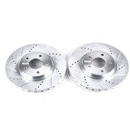 Power Stop 05-08 Chevrolet Cobalt Front Evolution Drilled & Slotted Rotors - Pair Brake Rotors - Slot & Drilled PowerStop
