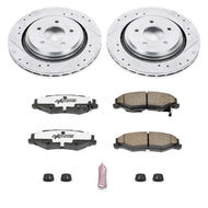Power Stop 06-09 Cadillac XLR Rear Z26 Street Warrior Brake Kit Brake Kits - Performance D&S PowerStop   