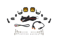 Diode Dynamics SS3 LED Bumper 1 1/4 In Roll Bar Kit Sport - Yellow Combo (Pair) | DD7689