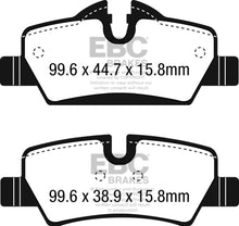 Load image into Gallery viewer, EBC 14+ Mini Hardtop 1.5 Turbo Cooper Greenstuff Rear Brake Pads Brake Pads - Performance EBC   
