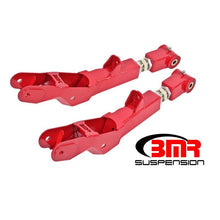 Load image into Gallery viewer, BMR 10-15 5th Gen Camaro Lower Control Arms Rear On-Car Adj. (Polyurethane) - Red Control Arms BMR Suspension
