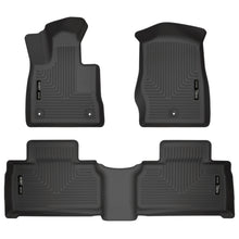Load image into Gallery viewer, Husky Liners 2020 Ford Explorer Weatherbeater Black Front &amp; 2nd Seat Floor Liners Floor Mats - Rubber Husky Liners
