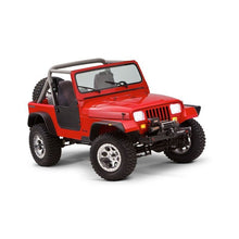 Load image into Gallery viewer, Bushwacker 87-95 Jeep Wrangler Flat Style Flares 4pc Excludes Renegade - Black Fender Flares Bushwacker
