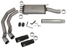 Load image into Gallery viewer, aFe Rebel Exhausts Cat-Back SS Ford F-150 04-08 V8 4.6/5.4L w/ Black Tips Catback aFe
