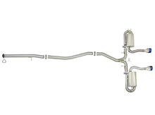 Load image into Gallery viewer, aFe Takeda 3in 304 SS Cat-Back Exhaust System w/ Blue Tips 2017+ Honda Civic Si 4Dr I4 1.5L (t) Catback aFe
