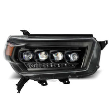 Load image into Gallery viewer, AlphaRex 10-13 Toyota 4Runner NOVA LED Proj Headlights Plank Style Alpha Black w/Seq Signal/DRL Headlights AlphaRex
