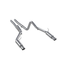 Load image into Gallery viewer, MBRP 05-09 Ford Mustang GT 4.6L Dual Split Rear Race Version AL/ 3in Cat Back Exhaust System Catback MBRP
