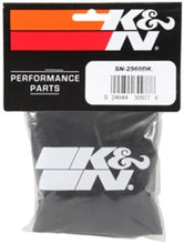 Load image into Gallery viewer, K&amp;N Filter Wrap Drycharger Oval Tapered Black - 3.25in Base I/S Width x 2.5in Top I/S Width x 7in H Pre-Filters K&amp;N Engineering   
