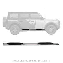 Load image into Gallery viewer, Go Rhino 4in OE Xtreme SideSteps - Stainless Steel - 71in Side Steps Go Rhino
