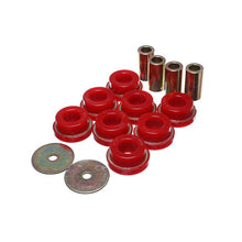 Load image into Gallery viewer, Energy Suspension 2015 Ford Mustang (Exc Cobra) Red Subframe Bushing Set Bushing Kits Energy Suspension
