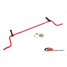 Load image into Gallery viewer, BMR 05-10 S197 Mustang Rear Solid 22mm Sway Bar Kit w/ Bushings &amp; Billet Links - Red Sway Bars BMR Suspension
