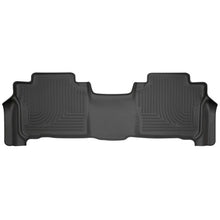 Load image into Gallery viewer, Husky Liners 13-16 Lexus LX570 / 13-16 Toyota Land Cruiser WeatherBeater 2nd Row Black Floor Liners Floor Mats - Rubber Husky Liners
