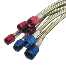 Load image into Gallery viewer, Nitrous Express 3AN 20in SS Braided Hose - Red Hoses Nitrous Express
