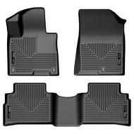 Husky Liners 2023 Kia Sportage WeatherBeater Front & 2nd Seat Floor Liners - Black Floor Mats - Rubber Husky Liners
