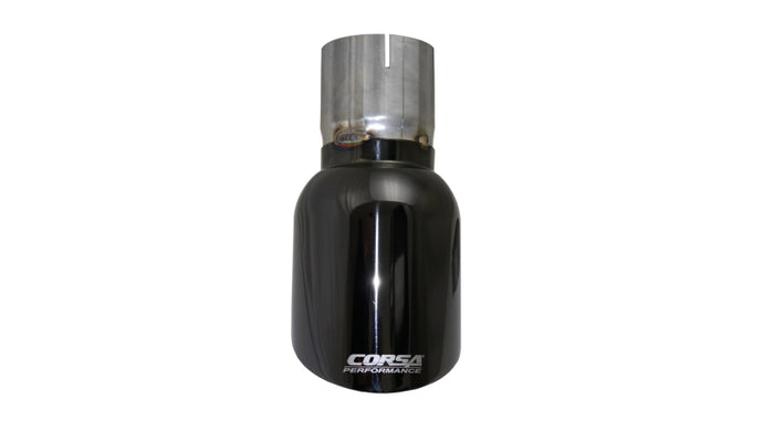 Corsa Single Universal 3.0in Inlet / 4.5in Outlet Black PVD Pro-Series Tip Kit Tips CORSA Performance   