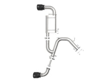 Load image into Gallery viewer, aFe Takeda Exhaust Axle-Back 19-20 Hyundai Veloster N 304SS Black Dual Tips Exhaust Axle Back aFe

