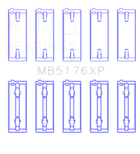Load image into Gallery viewer, King Mitsubishi 4G91/4G92/4G93 16V (Size STD) XP - Series Performance Main Bearing Set Bearings King Engine Bearings

