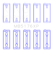 King Mitsubishi 4G91/4G92/4G93 16V (Size STD) XP - Series Performance Main Bearing Set Bearings King Engine Bearings
